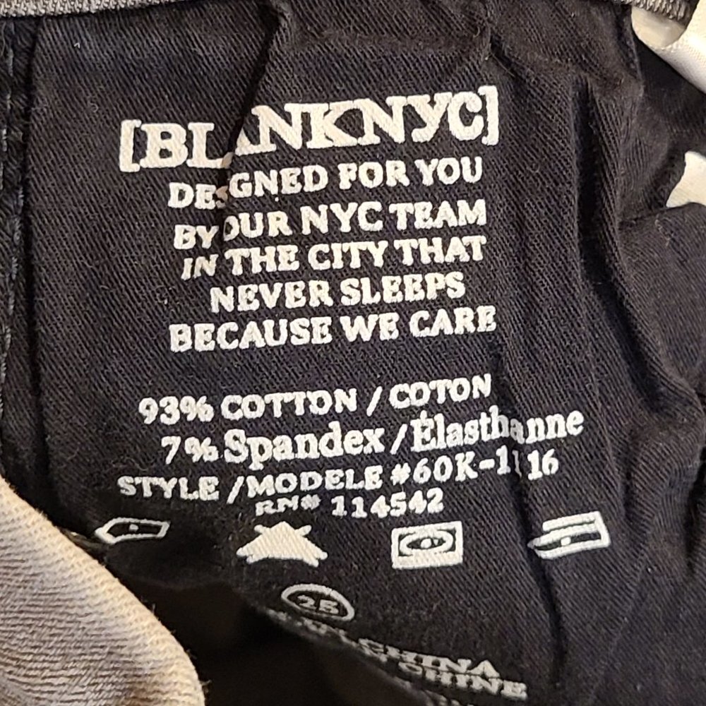 Blank NYC Light Gray Skinny Ankle Jeans with Zipper - Picture 9 of 10